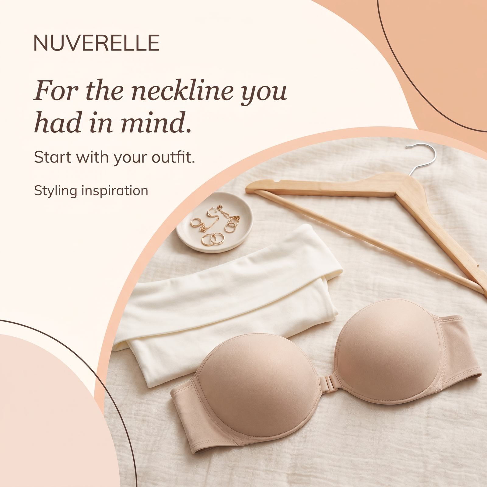 Front-Closure Strapless Bra — everyday use or styling callouts